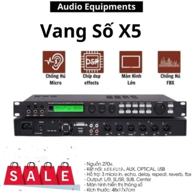 Vang Số X5 Chống Hú FBX Tuyệt Đối Nâng Tiếng Hát Tùy Chỉnh Echo và Reverb Giá Giảm 19.1 Triệu Vang Số X5 Chống Hú FBX Tuyệt Đối Nâng Tiếng Hát Tùy Chỉnh Echo và Reverb Giá Giảm 19.1 Triệu