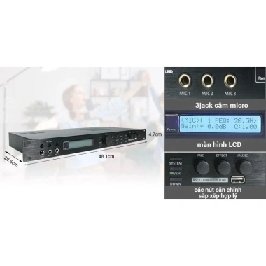 Vang Số X5 Chống Hú FBX Tuyệt Đối Nâng Tiếng Hát Tùy Chỉnh Echo và Reverb Giá Giảm 19.1 Triệu 4