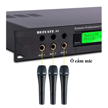 Vang Số X5 Chống Hú FBX Tuyệt Đối Nâng Tiếng Hát Tùy Chỉnh Echo và Reverb Giá Giảm 19.1 Triệu 5