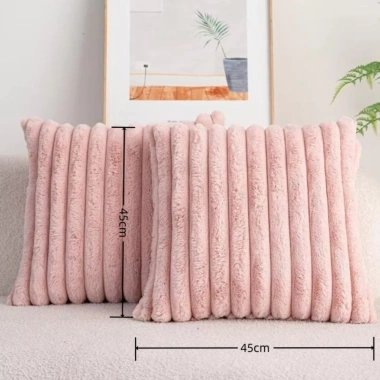 VANTAS Gối Ném Bắc Âu Màu Trơn - Đệm Dày Mềm Sang Trọng Trang Trí Sofa Vuông