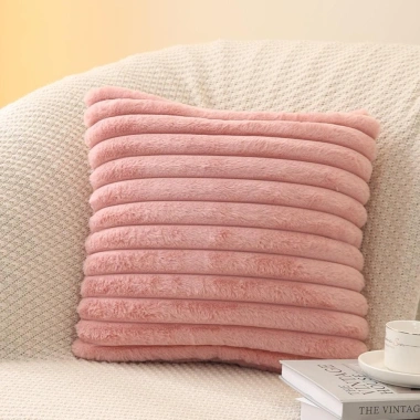 VANTAS Gối Ném Bắc Âu Màu Trơn - Đệm Dày Mềm Sang Trọng Trang Trí Sofa Vuông