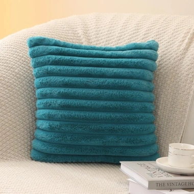 VANTAS Gối Ném Bắc Âu Màu Trơn - Đệm Dày Mềm Sang Trọng Trang Trí Sofa Vuông