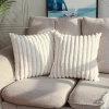 VANTAS Gối Ném Bắc Âu Màu Trơn - Đệm Dày Mềm Sang Trọng Trang Trí Sofa Vuông 7