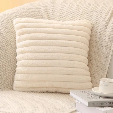 VANTAS Gối Ném Bắc Âu Màu Trơn - Đệm Dày Mềm Sang Trọng Trang Trí Sofa Vuông