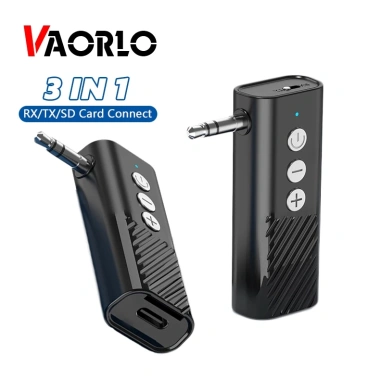 Vaorlo 3 trong 1 Bluetooth 5.3 – Bộ chuyển đổi hỗ trợ thẻ SD, AUX 3.5mm cho TV, tai nghe, xe hơi 7