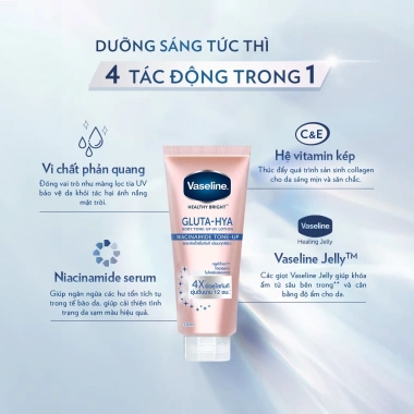 Vaseline Body Tone-Up Sữa Dưỡng Thể Nâng Tông Tức Thì 300ml - Giá 144.000 đồng Giảm Giá Đặc Biệt