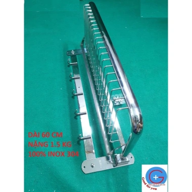 Vắt khăn dàn inox 304: Giá treo khăn nhà tắm cao cấp, thiết kế hiện đại, giảm 23%