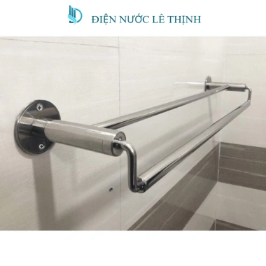 Vắt khăn đôi nhà tắm Inox 304 không rỉ cao cấp 60cm - Giá 90.000 VND 2 Vắt khăn đôi nhà tắm Inox 304 không rỉ cao cấp 60cm - Giá 90.000 VND 2