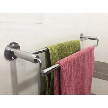 Vắt khăn đôi nhà tắm Inox 304 không rỉ cao cấp dài 60cm giá chỉ 91.000₫