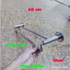 Vắt Khăn Nhà Tắm Inox 304 Đôi - Giá Khăn Treo Không Gỉ, Sáng Bóng, Giá 55k 2