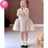 Váy 2 dây bản to chấm bi phối nơ xinh xắn cho bé gái 10-32kg dưới 1m35 - Giá 209.000₫ 2