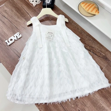 Váy 2 Dây Lông Vũ Cao Cấp cho Bé Gái 7-44kg - Kem House Giá Ưu Đãi 119.000 VND 7
