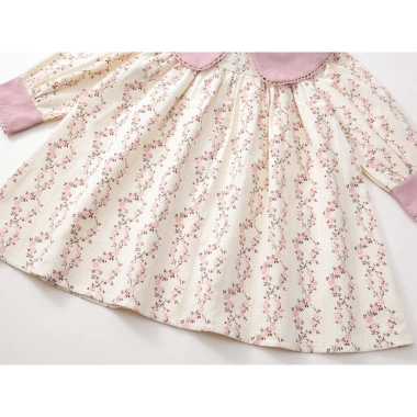 Váy Babydoll họa tiết hoa tay dài cho bé gái hồng xanh, vải mềm mại, giảm giá 209k 7 Váy Babydoll họa tiết hoa tay dài cho bé gái hồng xanh, vải mềm mại, giảm giá 209k 7