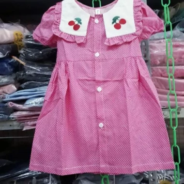 Váy babydoll thiết kế thời trang cho bé 9-20kg, mềm mại, giá ưu đãi 90.000đ 3 Váy babydoll thiết kế thời trang cho bé 9-20kg, mềm mại, giá ưu đãi 90.000đ 3