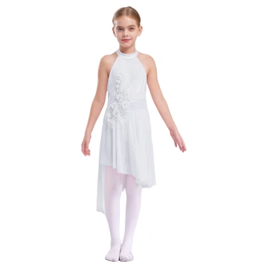 Váy Ballet Trẻ Em Bé Gái Nyeemya Không Tay Kim Cương Lấp Lánh – 588.600đ 9