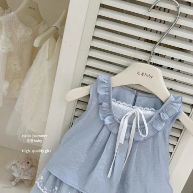 Váy bánh ren xanh cho bé gái 2-8 tuổi mùa hè ngọt ngào - Giá chỉ 283.875₫ 2