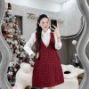 Váy bầu công sở MYLA dáng xuông dạ kim tuyến 2 lớp ấm áp, giảm giá 349k 2