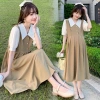 Váy bầu công sở phối xổ sơ mi tay trắng – Phù hợp đi làm và đi chơi, chỉ 118.750đ 5
