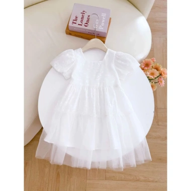 Váy bé gái 10-25kg Đầm công chúa tay phồng dễ thương, xinh xắn Giá chỉ 214.500đ 4