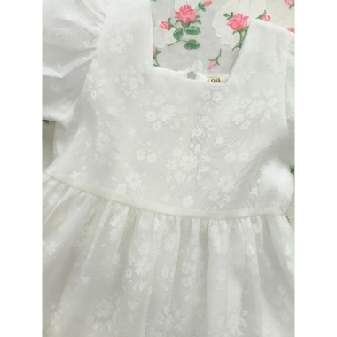 Váy bé gái 10-25kg Đầm công chúa tay phồng dễ thương, xinh xắn Giá chỉ 214.500đ 7