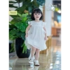 Váy bé gái 11-37kg: Tơ nhăn Oli River, Thô tay bồng M036, Sofia Candy - Giá 225k 6
