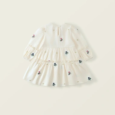 Váy bé gái babydoll thêu hoa nhí tay bo chất liệu an toàn, sang chảnh 223.000₫ 9 Váy bé gái babydoll thêu hoa nhí tay bo chất liệu an toàn, sang chảnh 223.000₫ 9
