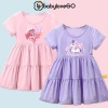Váy bé gái BabyloveGO Đầm Baby Three thun mềm mịn, thấm hút mồ hôi, giá 159.000₫