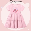 Váy bé gái BabyloveGO Đầm Baby Three thun mềm mịn, thấm hút mồ hôi, giá 159.000₫ 2