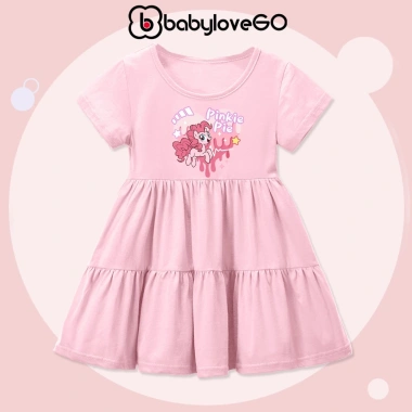 Váy bé gái BabyloveGO Đầm Baby Three thun mềm mịn, thấm hút mồ hôi, giá 159.000₫ 2