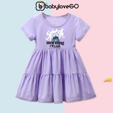Váy bé gái BabyloveGO Đầm Baby Three thun mềm mịn, thấm hút mồ hôi, giá 159.000₫ 7