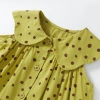 Váy Bé Gái Chấm Bi Cổ Bẻ Dáng Suông Xòe - Vải Mềm Mát, Vintage, Giá Sale 182k 6