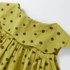 Váy Bé Gái Chấm Bi Cổ Bẻ Dáng Suông Xòe - Vải Mềm Mát, Vintage, Giá Sale 182k 7