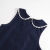 Váy bé gái cổ sen, sát nách, ren phối, dáng suông, cotton mềm, thanh lịch - 214.000₫ 6