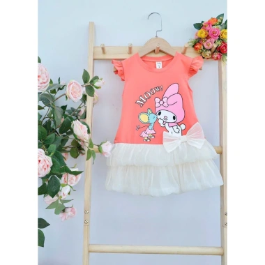 Váy Bé Gái Cotton Thoáng Mát In Hình Melody Đầm Dễ Thương Giá 137.500₫ 7