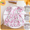 Váy Bé Gái Đầm Hoa Tầng Công Chúa Tay Phồng Xinh Xắn - Giá 198.000 VNĐ