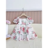Váy Bé Gái Đầm Hoa Tầng Công Chúa Tay Phồng Xinh Xắn - Giá 198.000 VNĐ 3