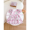 Váy Bé Gái Đầm Hoa Tầng Công Chúa Tay Phồng Xinh Xắn - Giá 198.000 VNĐ 5