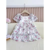 Váy Bé Gái Đầm Hoa Tầng Công Chúa Tay Phồng Xinh Xắn - Giá 198.000 VNĐ 9