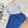 Váy Bé Gái Đầm Jean Melody họa tiết nơ xinh xắn dễ thương Giá ưu đãi 188.500₫ 6