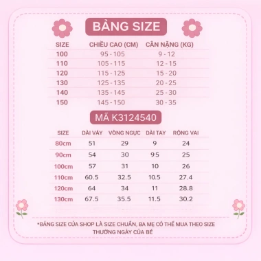 Váy Bé Gái Dáng Xòe Tay Phồng Họa Tiết Dễ Thương Cotton - Giá chỉ 139.000 9