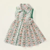 Váy Bé Gái Hoa Nhí Cổ Bẻ Sát Nách Dáng Xòe Cotton Mềm Mại Thoáng Mát 169.000₫ 9