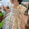 Váy Bé Gái Hoa Nhí Tay Phồng Cổ Vuông Dáng Xòe Cotton Mềm Mại - Giá chỉ 195.840₫ 2