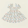 Váy Bé Gái Hoa Nhí Tay Phồng Cổ Vuông Dáng Xòe Cotton Mềm Mại - Giá chỉ 195.840₫ 9