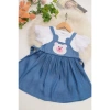 Váy Bé Gái Jean Lụa Thun Cao Cấp - Đầm Dễ Thương, Xinh Xắn, Giá 135k Giảm 22% 6