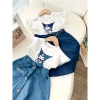 Váy bé gái jean thêu hình Kuromi dễ thương, xinh xắn - Giá chỉ 188.500₫ 4