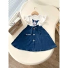 Váy bé gái jean thêu hình Kuromi dễ thương, xinh xắn - Giá chỉ 188.500₫ 6