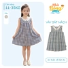 Váy Bé Gái Kẻ Caro và Ren, Áo Cánh Tiên Cotton Mềm Mại, Thoáng Mát - Giá 148.000