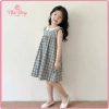 Váy Bé Gái Kẻ Caro và Ren, Áo Cánh Tiên Cotton Mềm Mại, Thoáng Mát - Giá 148.000 3