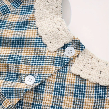 Váy Bé Gái Kẻ Caro và Ren, Áo Cánh Tiên Cotton Mềm Mại, Thoáng Mát - Giá 148.000 6 Váy Bé Gái Kẻ Caro và Ren, Áo Cánh Tiên Cotton Mềm Mại, Thoáng Mát - Giá 148.000 6