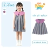 Váy Bé Gái Kẻ Sọc Cổ Sen Bản To Dáng Suông Cotton Mềm Mịn Thoáng Mát – 213.840₫